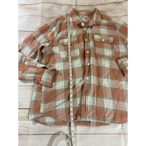 Frye & Co Men'd Long Sleeve Plaid Button Front Shirt - XXL - Picture 7 of 13